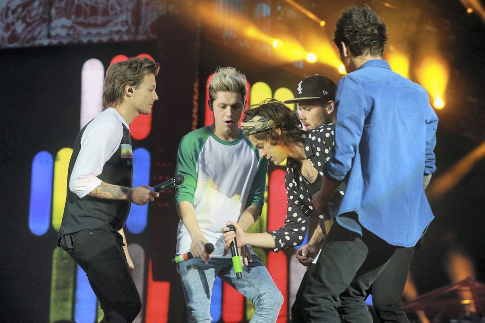 One Direction in concert at Croke Park, Dublin.. Picture:Arthur Carron