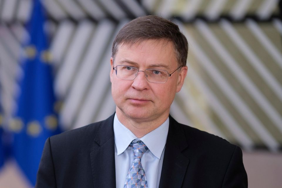 EU trade chief Valdis Dombrovskis. Photo: Thierry Monasse