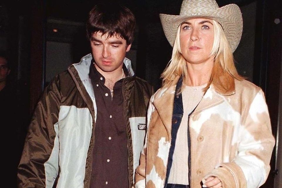 Scenesters Noel Gallagher and Meg Mathews back in the day. Photo: Nikos Vinieratos/Shutterstock