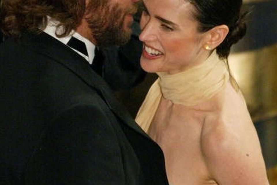 Jennifer Connelly is presented her Oscar for Best Actress in a