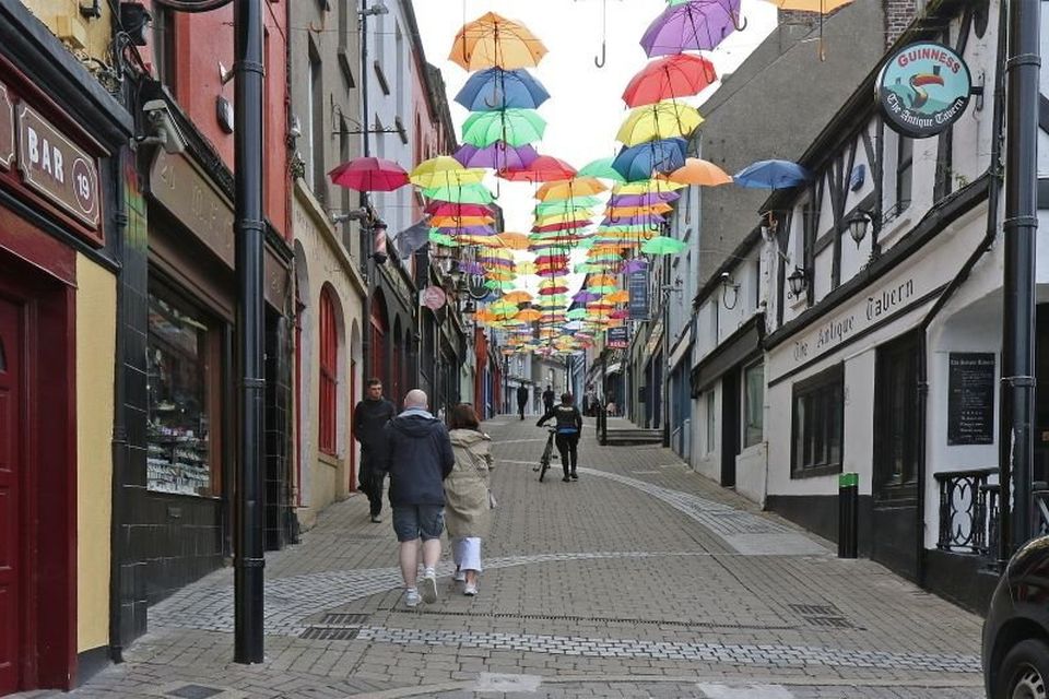 Slaney Street benefitted from the street enhancement scheme.