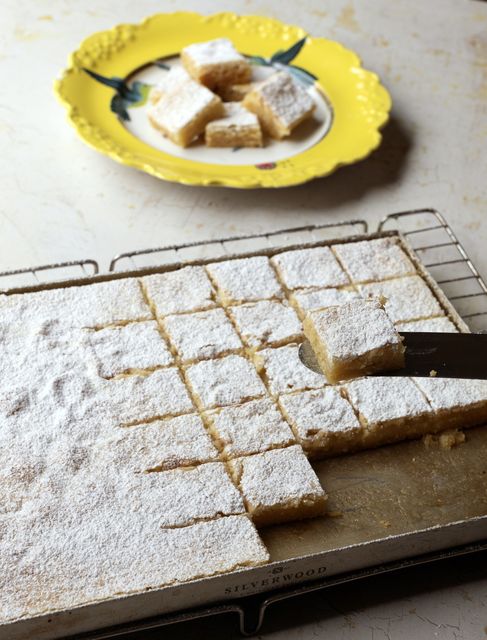 "These have a soft curd-like top sitting over a crumbly shortbread base." Photo: Tony Gavin