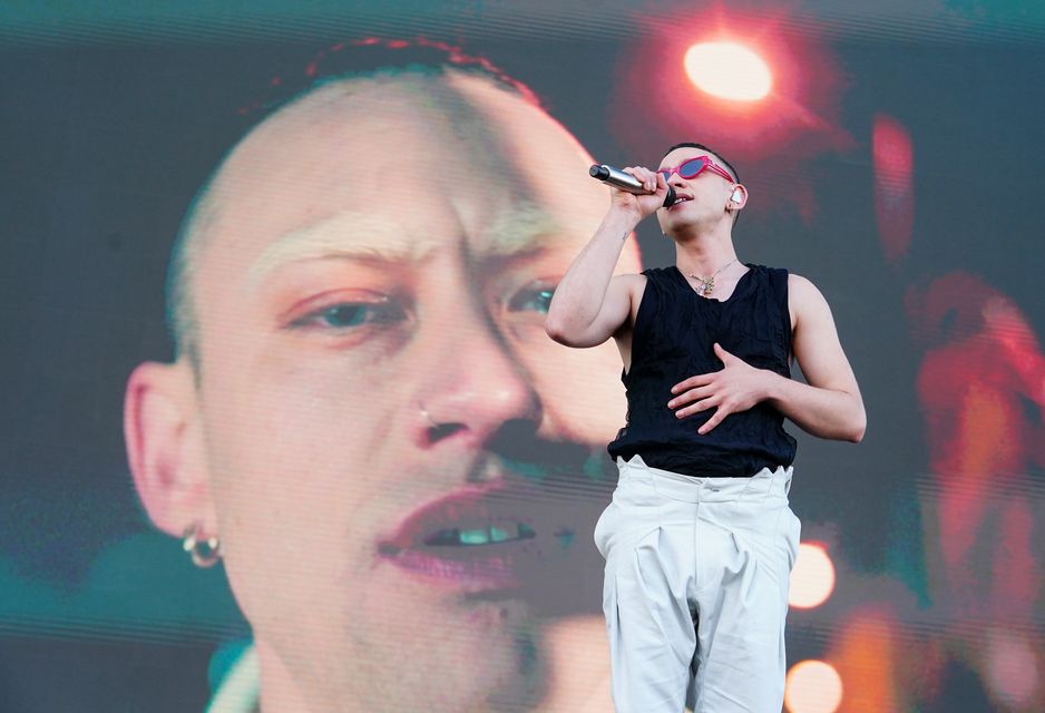 Olly Alexander at Stockwood Park, Luton (Ian West/PA)