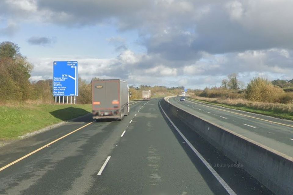 Stock image of M8 motorway in Tipperary