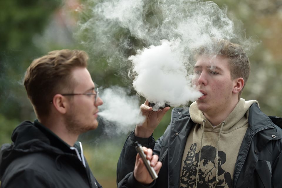 Disposable vapes are becoming a growing environmental and health concern. Pic: Stock image/PA