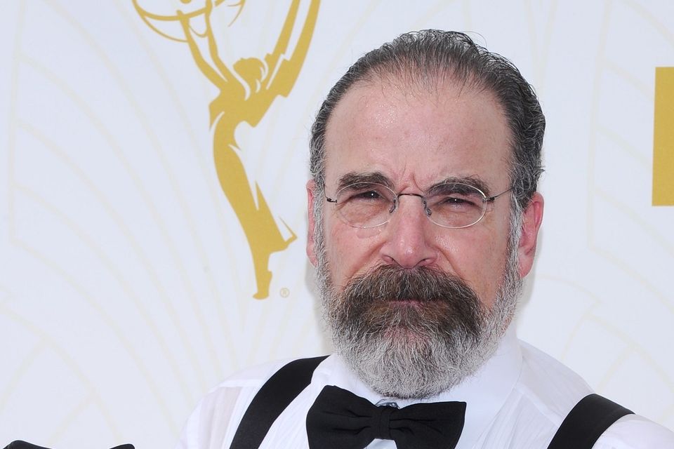 Mandy Patinkin arrives at the Emmys (AP)