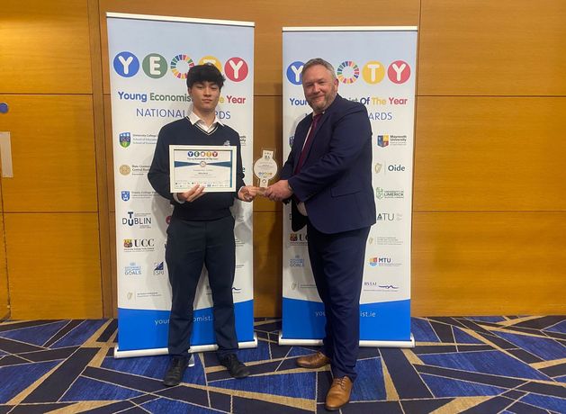 Student from Wicklow crowned Young Economist of the Year 2026