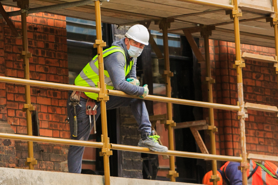 Slow down: The construction sector has dipped in August following a surge earlier in the year