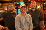 thumbnail: US golfer Brooks Koepka at the Old School House in Swords, Co Dublin