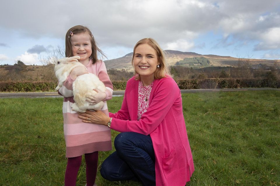 Geraldine McGovern with her daughter, Rachel, outside their Dowra home in Co Cavan. Photo Brian Farrell