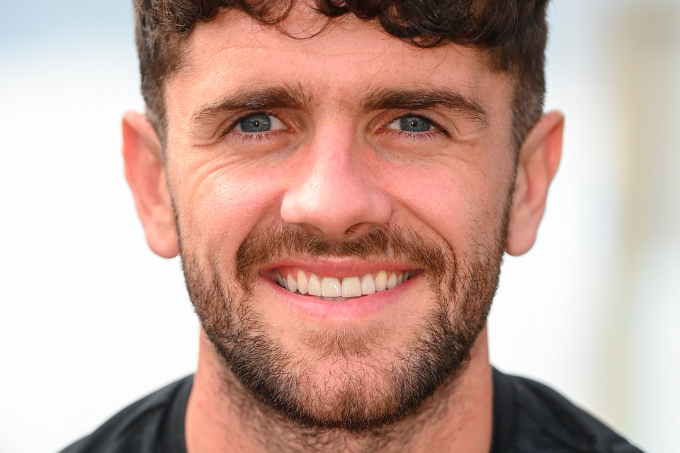 1 September 2020; Robbie Brady poses for a portrait following a Republic of Ireland virtual press conference with media at their team hotel in Castleknock, Dublin. Photo by Stephen McCarthy/Sportsfile