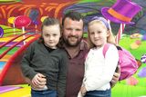 thumbnail: Abbie, Justin and Grace Birchall at the performance.