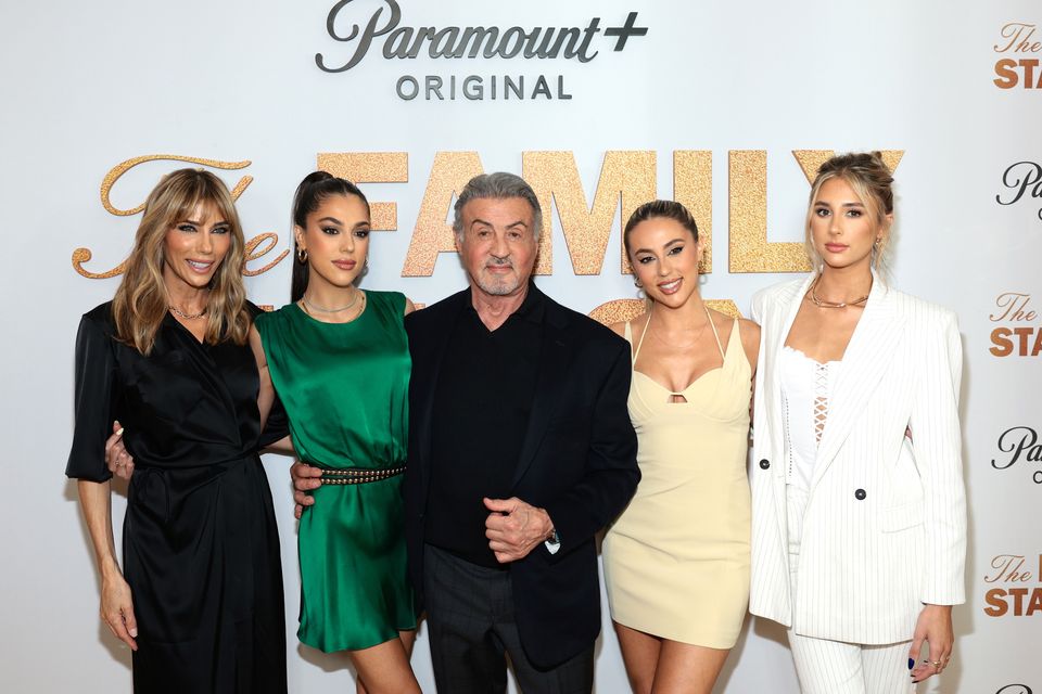 Sylvester Stallone, his wife Jennifer and their three daughters Sistine, Sophia and Scarlet go a bit Kardashian on us in their new reality show The Family Stallone. Photo: Getty