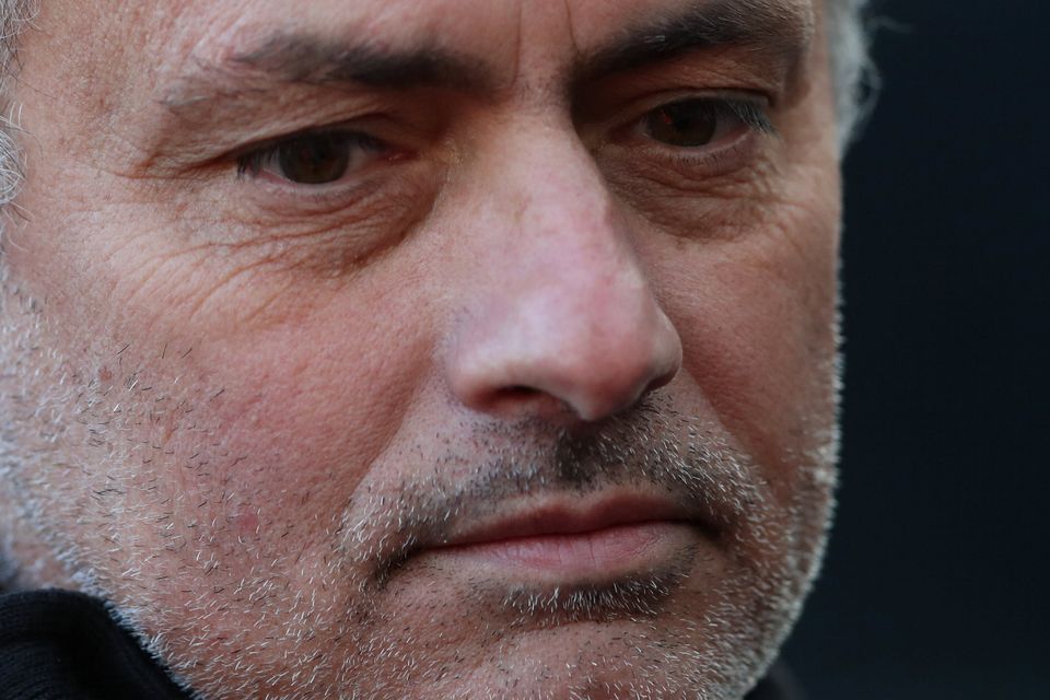 Manchester United manager Jose Mourinho saw his side slump to defeat against Newcastle on Sunday. Photo: Reuters