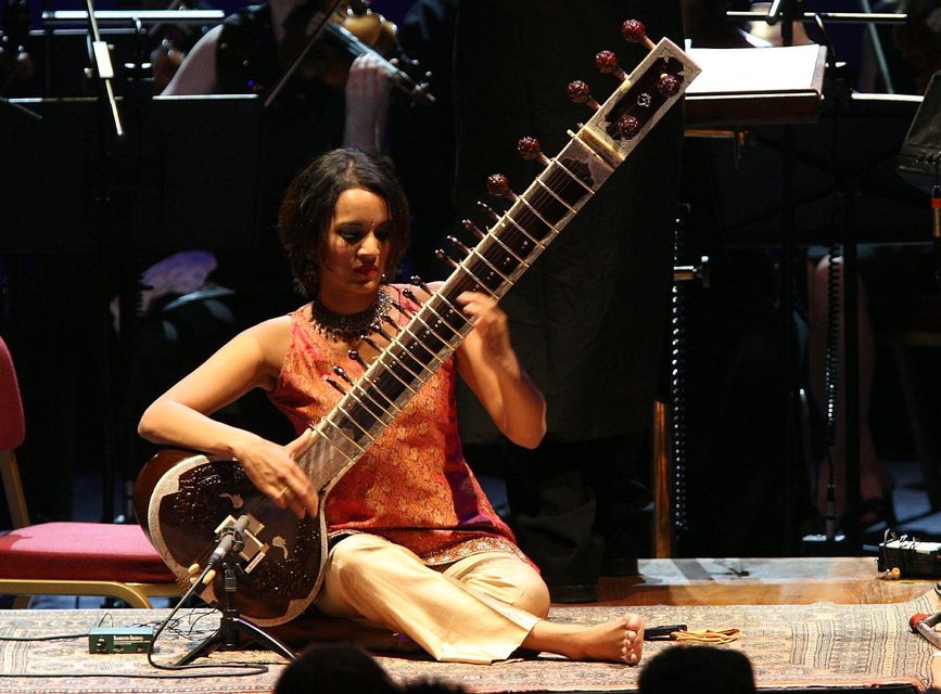 Anoushka Shankar features on the album playing sitar (Ian West/PA)