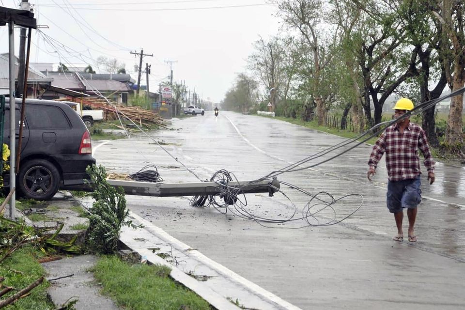 Typhoon Yutu slammed into the Philippines (AP)
