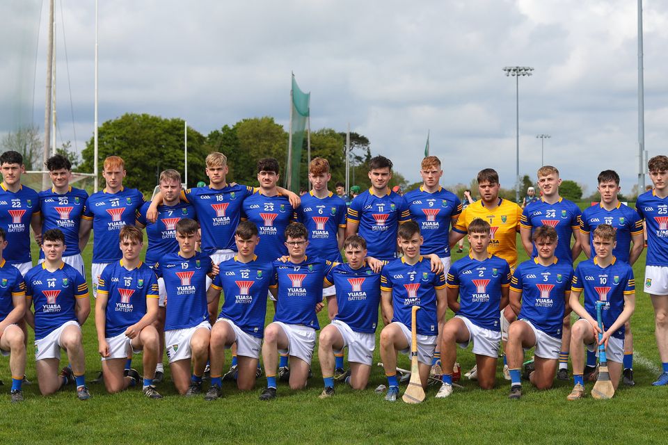 The Wicklow U20 hurlers ahead of their All-Ireland 'B' semi-final with Down in Darver on Sunday. 