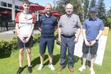 thumbnail: Christopher Byrnes, Tommy Walsh, Michael Byrnes and Cian O'Connor enjoying the Duhallow GAA Golf Classic. Picture John Tarrant