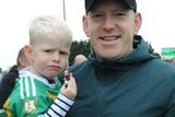 thumbnail: Shane and Rían Grannell pictured at the Ger Hendrick All Ireland Week in Buffers Alley GAA Grounds on Saturday. Pic: Jim Campbell