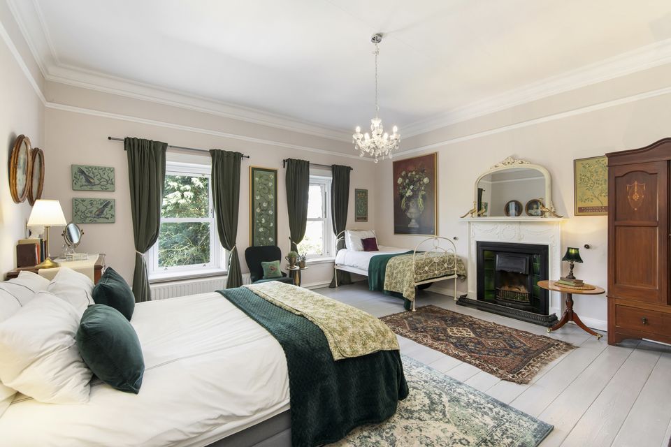 One of the six double bedrooms