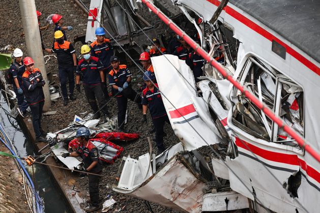 Indonesia train crash death toll rises to 15, with another 88 injured