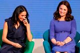 thumbnail: Meghan Markle (left) and the Duchess of Cambridge during the first Royal Foundation Forum in central London