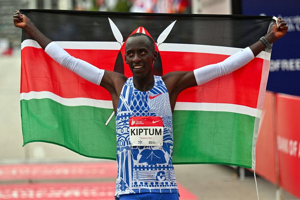 Kenya's Kelvin Kiptum who was killed in a car crash