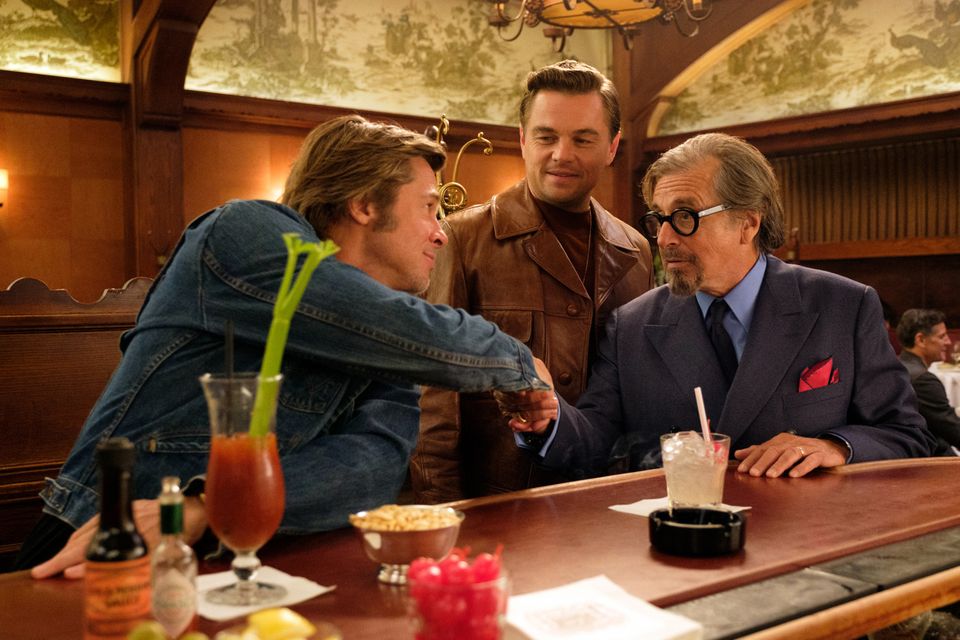 Brad Pitt, Leonardo di Caprio and Al Pacino in the new Tarantino movie