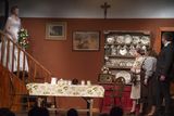 thumbnail: Scene from'The Year of the Hiker' presented by Coolgreany Drama Group in St Mogues Hall, Inch on Saturday evening. Pic: Jim Campbell