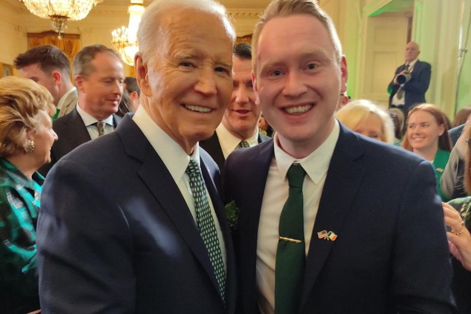 Cork man Jamie Googan recently met US President Joe Biden in the White House