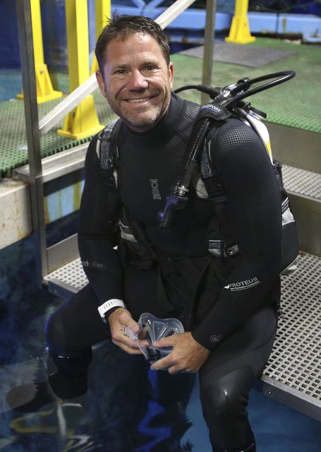 Shark Trust patron and wildlife TV presenter Steve Backshall will attempt live missions with sharks (Philip Toscano/PA)