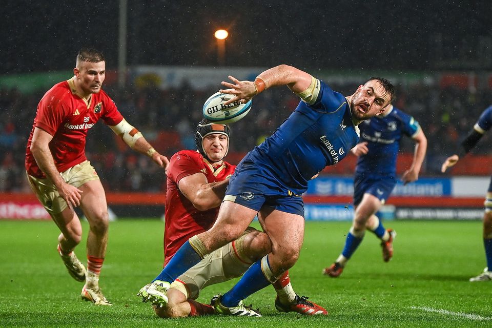 Leinster expecting ‘blood and thunder’ from Munster as Croke Park blockbuster awaits: ‘It’s proper kick-off now’