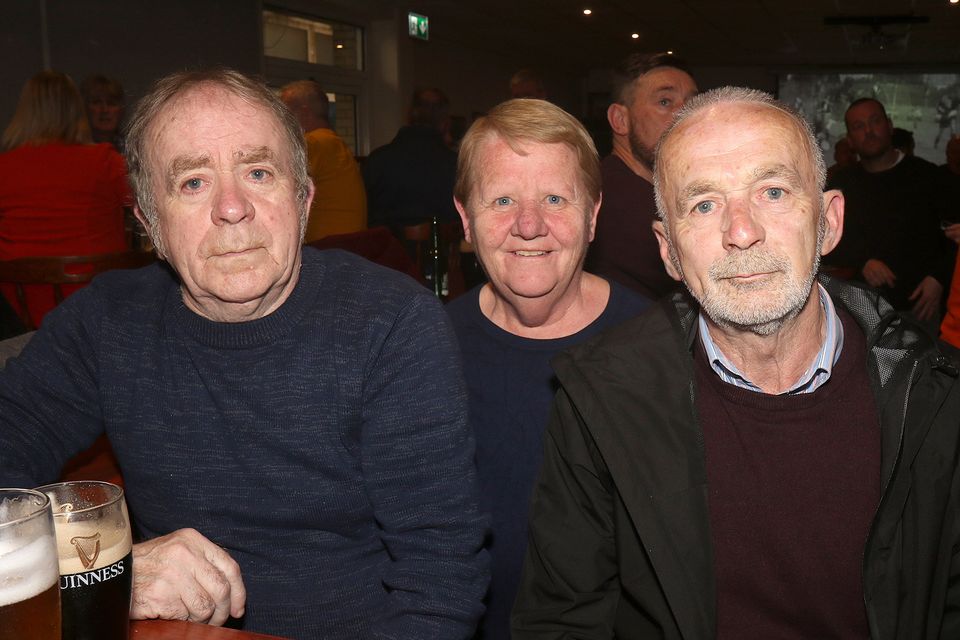 Tommy, Paula and Johnny Hutchinson at Ajax AFC Reunion held in Bellefield GAA Complex.