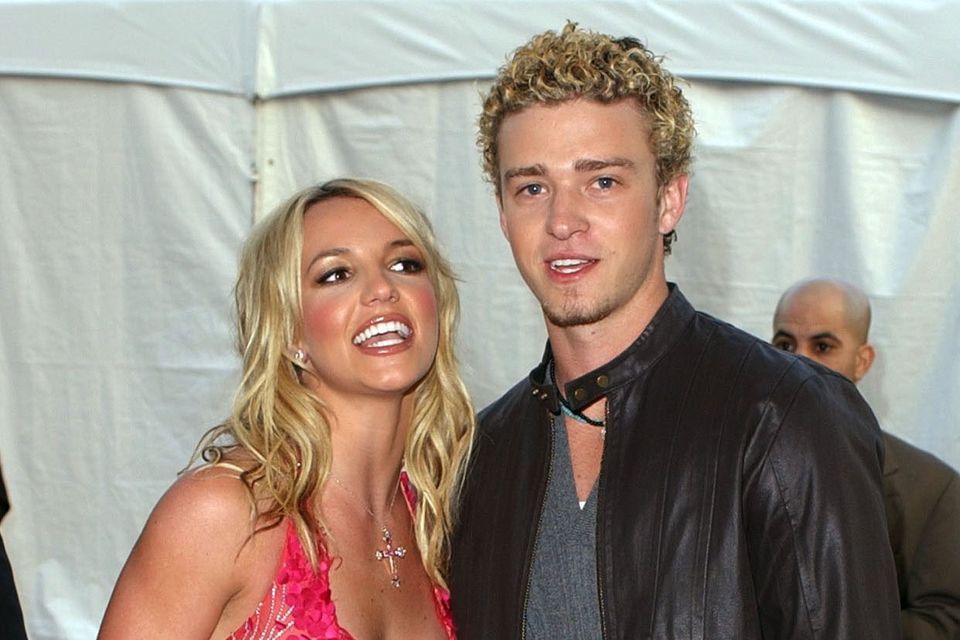 Britney Spears and former partner Justin Timberlake. She revealed in her book that she had an abortion while she was with the pop superstar. Photo: AP