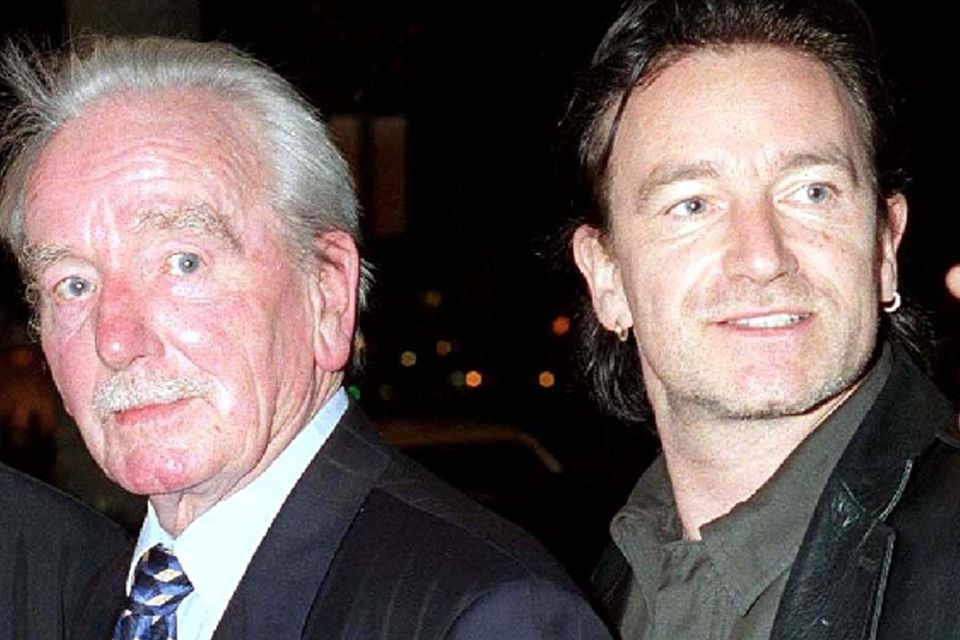 Bob Hewson and his son Bono
