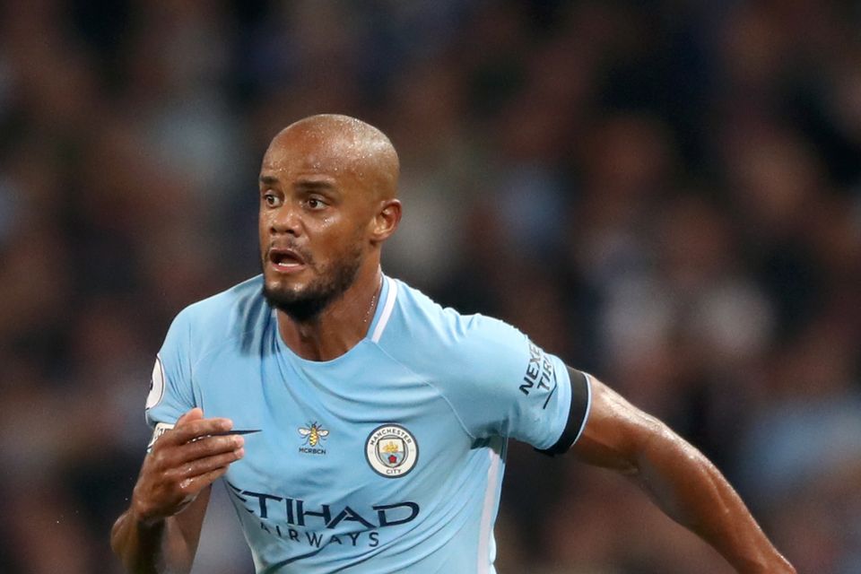 File photo dated 21-08-2017 of Manchester City's Vincent Kompany