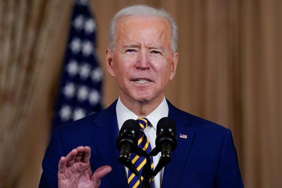 US President Joe Biden has previously spoken about his commitment to maintaining peace in Northern Ireland. Photo: Evan Vucci/AP.