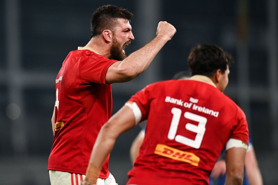 Springbok lock Jean Kleyn is ready to start the season for Munster. Photo: Sportsfile