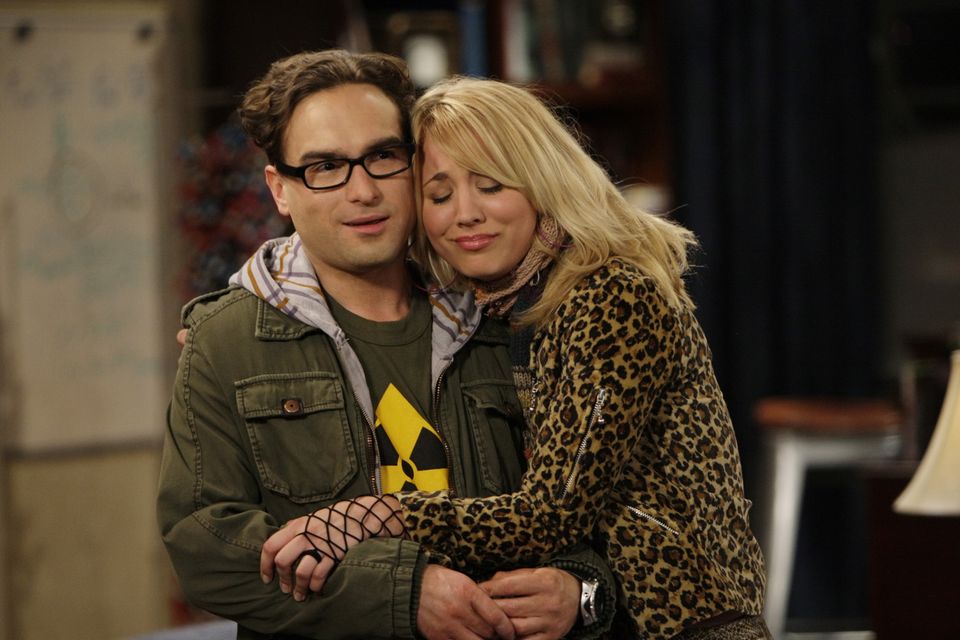 Leonard and Penny on The Big Bang Theory