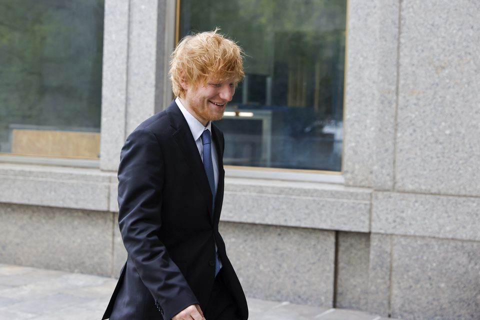 Singer songwriter Ed Sheeran (Stefan Jeremiah/AP/PA)