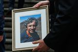 thumbnail: A service to remember the late journalist and campaigner Charlie Bird in the Round Room at the Mansion House on Dawson Street in the city centre. Pic:Mark Condren 14.3.2023