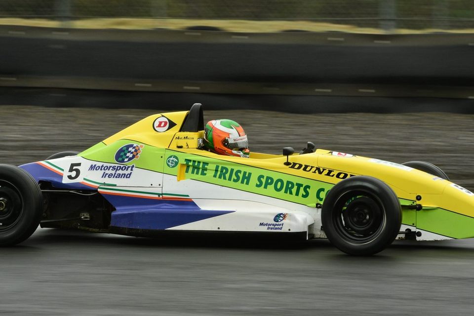 Niall Murray increased his lead in the Northern Ireland FF1600 Championship with victory at Kirkistown. Photo: Barry Cregg / SPORTSFILE