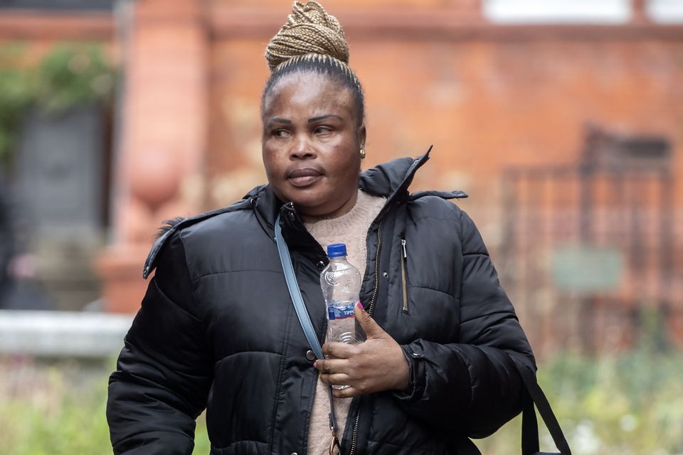 Bradley's mother Madelena Lulendo at Dublin District Coroner's Court. Photo: Collins