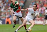 thumbnail: Colm Cavanagh, Tyrone, in action against Donal Vaughan