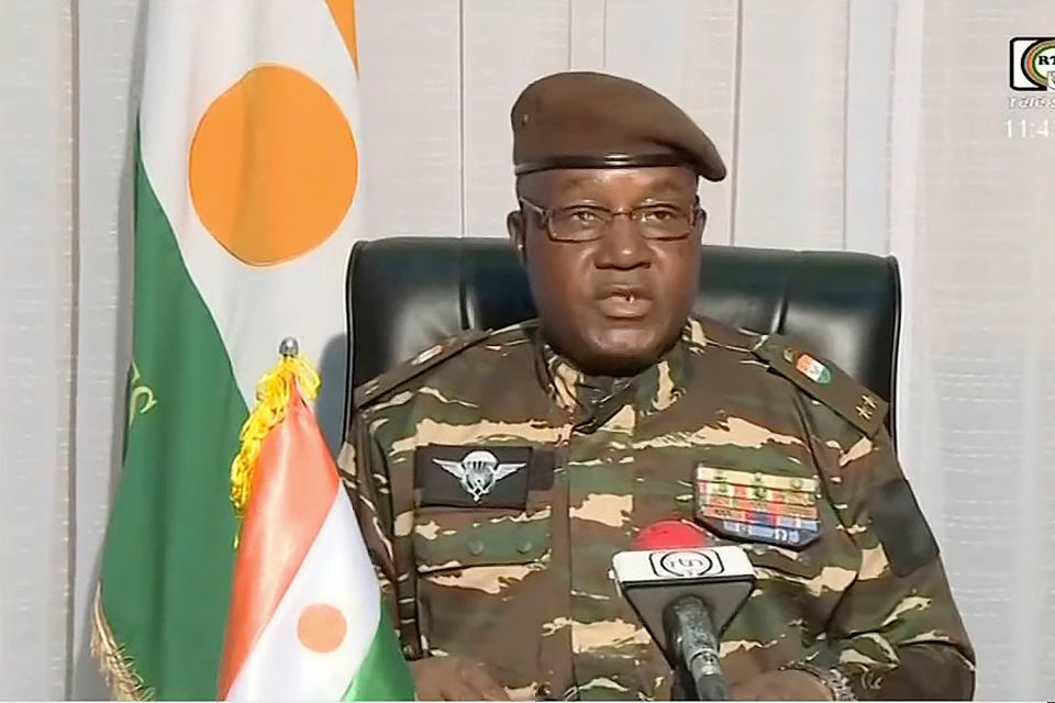 The Niger coup leaders have named General Abdourahmane Tiani, the former presidential guard chief, as head of state. Photo: AP