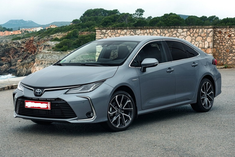 Winning: The Toyota Corolla is by far the top-selling new car this year as it goes into hybrid-only mode