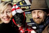 thumbnail: Puppy love: Hannon and his partner, singer Cathy Davey