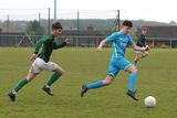 thumbnail: Conor Cullen of North End United is chased by Tom Cashe (Shamrock Rovers).