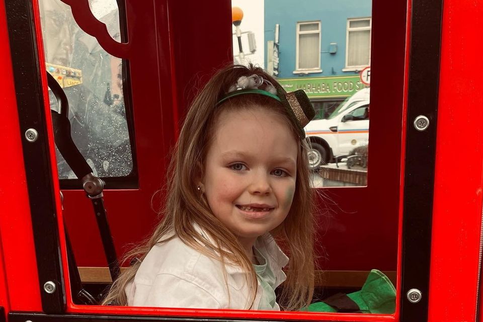 Zoe Murphy taking part in Dundalk's St Patrick's Day parade