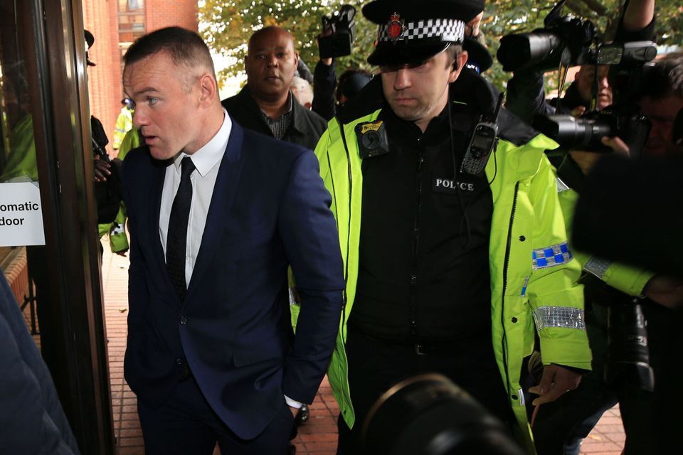 Wayne Rooney pleaded guilty to a drink-driving charge at Stockport Magistrates' Court